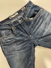 BKE Jeans Mens 32x32 Jake Straight Leg Blue Medium Wash Denim Buckle Adult