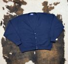 Vintage Pendleton wool Cardigan Sweater Teal Blue size XXL @S