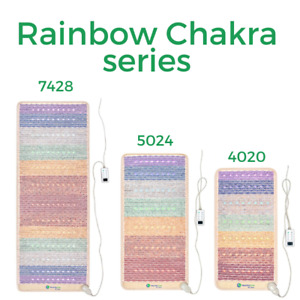 HealthyLine Rainbow Chakra Mat with PEMF FIR Negative Ions Pad
