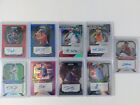 2021 2022 Prizm Baseball Lot Of 9 AUTOGRAPH CARDS ROOKIES NUMBERED SP RC COLOR