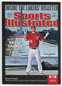 2021 Topps x Sports Illustrated Bryce Harper Cover #65 Nationals Print Run: 1062