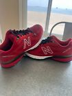 Size 12 NEW BALANCE 990v4 Made In USA “Red” Men Sneakers M990RD4 Worn Once PICS!