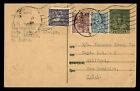 Mayfairstamps India 1954 to Millford NH USA Uprated Postcard aaj_60877