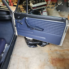For BMW E10 2002 1966-1977 Interior Door Panel With Chrome Trims Dark Blue 2pcs