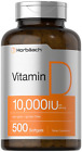 Vitamin D 10000 IU | 500 Softgels | Non-GMO, Value Size | by Horbaach
