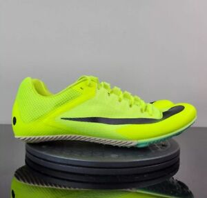 Nike Zoom Rival Sprint Volt Green Track & Field Shoes Men’s Sz 9.5 No Spikes