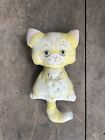 VINTAGE KITTEN PIN CUSHION 7” X 3.5” SEWING ACCESSORIES (PINS NOT INCLUDED)