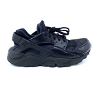 Women’s 8 Nike Air Huarache 634835-012 Black Running Shoes Sneakers Lace Up