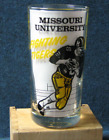 1977 Mizzou Drink Glass University of Missouri Tigers Football Schedule MFA Oil