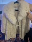 Mink Coat Fox Collar Perfect Size  L