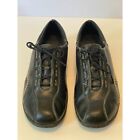 Clarks Women's Viola Black Leather Bicycle Toe Oxford Shoes Size 9M