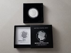 2021 O PRIVY SILVER MORGAN DOLLAR WITH BOX COA US MINT 21XD NEW ORLEANS Nice!