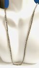 Vtg Mexico MD28V Sterling Silver Braided Chain Stranded Necklace 18” NICE!