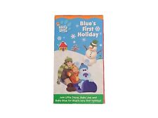 Nickelodeon Blues Clues Blues First Holiday VHS 2003 Tape Nick Jr Kids PBS Rare