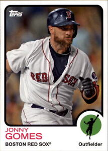 2014 Topps Archives Boston Red Sox Baseball Card #49 Jonny Gomes