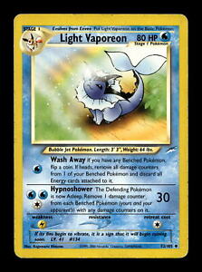 Light Vaporeon #52 Pokemon Neo Destiny