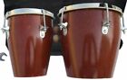 Top Quality Two Piece Hand Made Wooden Bongo Drum Set with Full Tool Kit, Gigbag