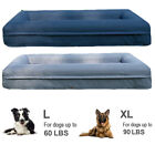 Super Soft Large/X-Large Dog Bed Orthopedic Foam Pet Mattress w/ Removable Cover