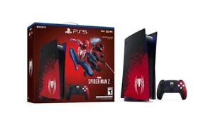 New ListingSony PS5 Blu-Ray Edition Console Spider-Man 2 Limited Edition Bundle - Red/Black