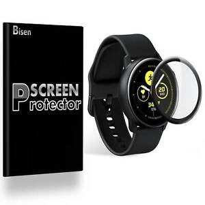2-PK FULL COVER Clear Screen Protector For Samsung Galaxy Watch Active 2 (40 mm)