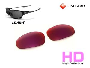 LINEGEAR HD Red Mirror - Non-Polarized Lens for Oakley Juliet *Prizm [JU-HD-RM]