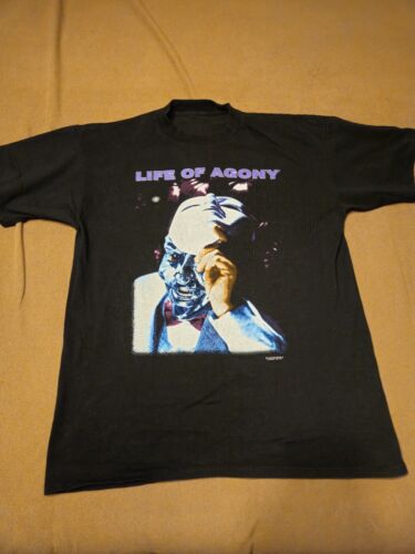Life Of Agony Shirt Men's XL 1995 Blue Grape