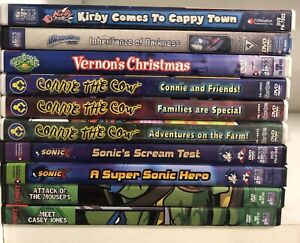 Wholesale Lot of 10 Anime Kid DVD Kirby Sonic X TMNT Ultraman Tiga UDBOX 3