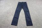 Gap Jeans Mens 29x34 Blue Straight Fit 1969 Selvedge Raw Button Fly Denim