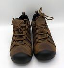 KEEN Flint II Low Size 8 D Brown Steel Toe Men's Work Hiking Shoe MSRP $155