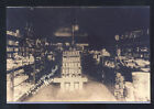 REAL PHOTO FAIRFIELD NEW JERSEY STORE INTERIOR GROCERY POSTCARD COPY N.J.