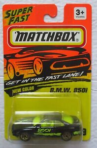 Matchbox Super Fast B.N.W. 850i #49 New Color 1:64 Scale Diecast 1993
