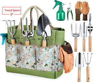 New ListingGardening Tools 9-Piece Heavy Duty Gardening Hand Tools with Fashion and Durable