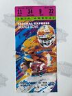 1992 Orange Bowl Ticket 1/1/92 Miami Hurricanes Nebraska Cornhuskers