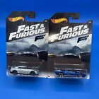 ‘17 Hot Wheels Fast & Furious Fast ‘09 Nissan GT-R 5/6 & Ford Gt 3/6 Lot Of 2