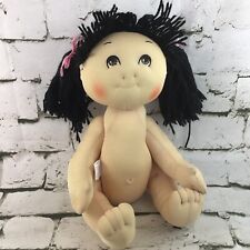 Vintage 1984 Aunt Bettys Babies Soft Sculptur Plush Doll Jointed Collectible Toy