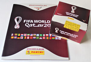 Panini FIFA World Cup WM Qatar 2022 stickers – Display Box 100 Bags + Album