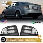 DEPO Black / Clear Tail Light Frames / Covers For 04 05 06 07 08 Acura TL Type-S (For: 2008 Acura TL)