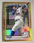 New ListingMIGUEL VARGAS 2020 BOWMAN CHROME 1ST GOLD REFRACTOR /50 TRUE GOLD