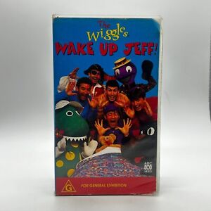 The Wiggles: Wake Up Jeff VHS Tape Original Cast ABC Video, 1996 Children's TV