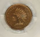 1862 1c Indian Head Cent Penny PCGS UNC Details Environmental Damage, Proof like