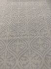 Ralph Lauren Full Size Flat Sheet 100% Cotton  White Light Blue Trellis NEW