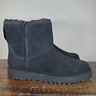 UGG Cory II Short Boots Womens Size 5 Suede Shearling Lined Black