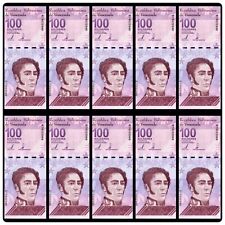10 X VENEZUELA 100 DIGITALES banknotes 2021 UNC 100 million bolivars Redominated