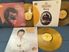 LOT of 3 ORION Rockabilly Glory Sunrise Sun Records Gold Vinyl w/ Inserts/inners