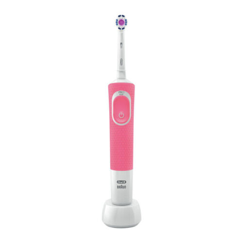 Oral-B Electric toothbrush D100.413.1 Vitality Pink 3DW Rechargeable, For adults