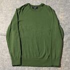 Banana Republic Sweater Mens XL Pullover Green Baruffa Italian Merino Wool