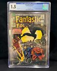 Fantastic Four #52 1966 - CGC 1.5 - 🔑 1st BLACK PANTHER (T'Challa) 🔑 Stan Lee
