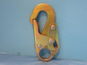 Stamped Steel Alloy Safety Snap Hook With Fixed Eye 5000 lbs  Gate Str. 3600 lbs