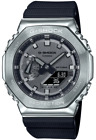 G-Shock Analog-Digital Black Strap Silver Bezel Mens Watch GM2100-1A