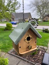 “Simply” Bird House (Sage Green) Outdoor Handmade.